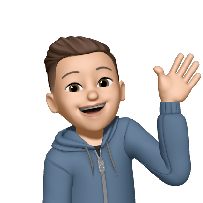 Tzivi's Memoji waving and smiling